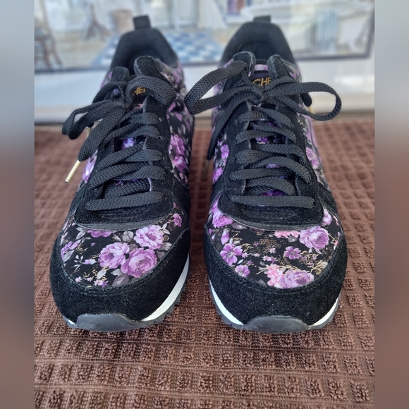 Skechers OG 85 "Hollywood Rose" Fashion Sneakers. Size 8.5. Hidden Wedge Heels. - Picture 4 of 9